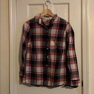 Plaid button up shirt